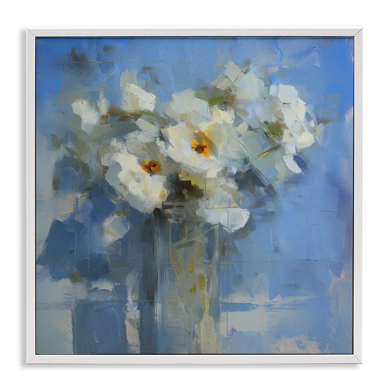 Stupell Industries Petals Remembered Abstract Framed Giclee, design by Svetlana Aleynikova